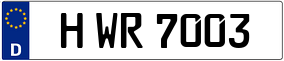 Truck License Plate